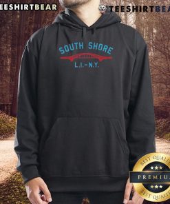 Stylish Top Carleton South Shore LI NY hoodie displayed on a rustic wooden background, perfect for casual wear.