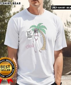 Alt Text: Top Channel 5 Don't Get Caught Palm Angels T-Shirt featuring bold graphics and stylish design for streetwear enthusiasts.