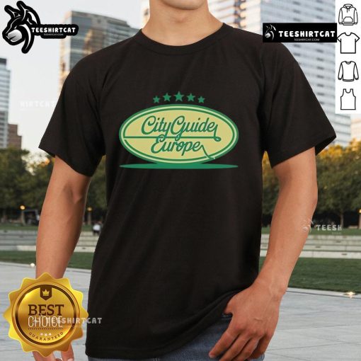 Top City Guide Europe Garda Bottle T-Shirt featuring a stylish design perfect for travel enthusiasts and fashion lovers.