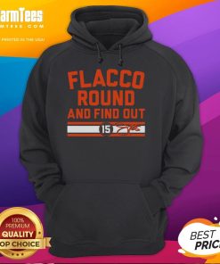 Top Cleveland Browns Joe Flacco Round and Find Out Signature Hoodie in vibrant team colors, perfect for dedicated fans.