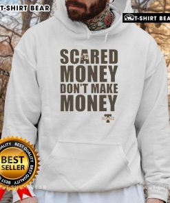 Top Coach T Scared Money Don't Make Money Hoodie in black, showcasing a stylish design for casual wear.