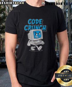 Top Code Crunch Computer T-Shirt featuring a stylish design perfect for programmers and tech enthusiasts.