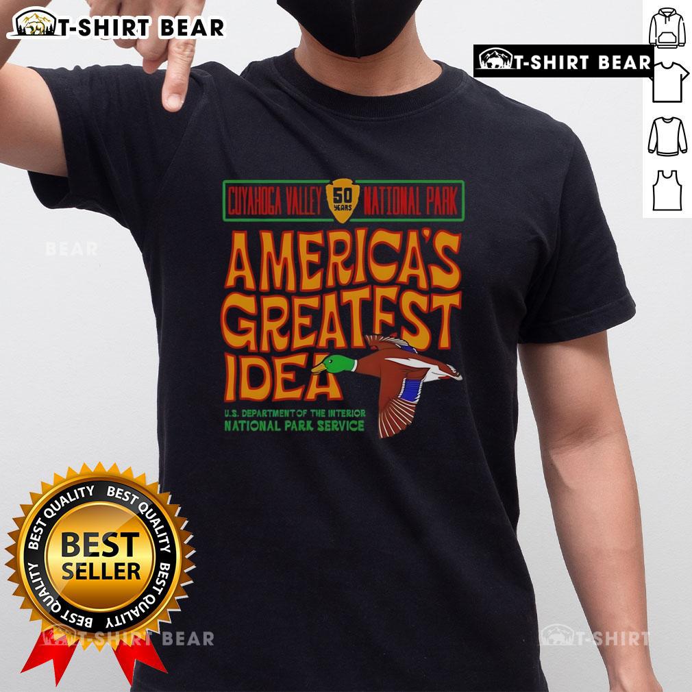 Top Cuyahoga Valley National Park America'S Greatest Idea Mallard T Shirt Alt Text: Top Cuyahoga Valley National Park Mallard T-Shirt featuring vibrant design, perfect for outdoor enthusiasts and park fans.
