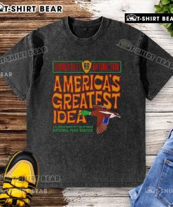 Top Cuyahoga Valley National Park T-shirt featuring a Mallard design, perfect for nature lovers and park enthusiasts.