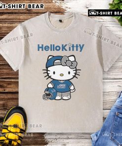Top Detroit Lions Cat Hello Kitty 2025 washed t-shirt featuring a stylish design for fans and collectors.
