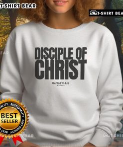 Top Disciple of Christ Matthew 4:19 sweatshirt featuring a stylish design for faith-inspired fashion lovers.