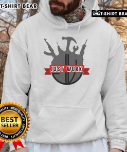Top Do It With Dan Just Work Logo Hoodie featuring a stylish design and vibrant colors for casual wear.