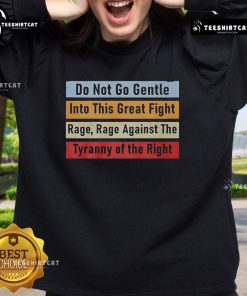 Top Do Not Go Gentle Into This Great Fight Sweatshirt in dark gray, featuring bold text design and cozy fit.