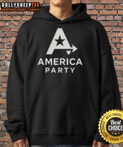 Top Elon Musk American Party logo hoodie featuring bold graphics and a stylish design for supporters of Musk's vision.