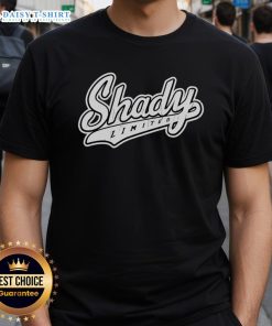 Alt Text: Top Eminem Shady Limited Logo T-Shirt featuring iconic logo design, perfect for fans of the rapper and streetwear style.