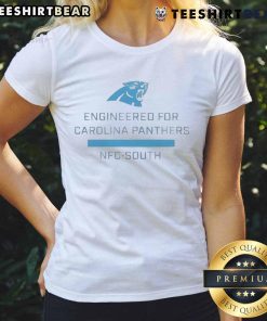 Top-engineered Carolina Panthers NFC South ladies tee showcasing team colors and logo for stylish game day wear.