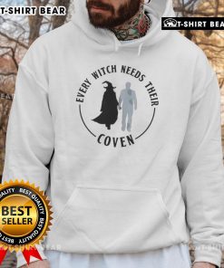 Cozy 'Top Every Witch Needs Their Coven' hoodie in black, perfect for stylish witchy vibes and group gatherings.