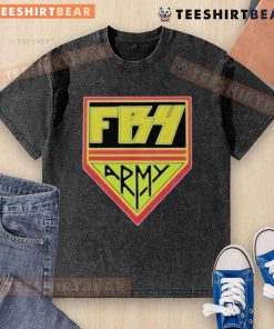 Top Fry from Frytech FB4 Army Washed T-Shirt in olive green, showcasing a stylish and rugged military-inspired design.