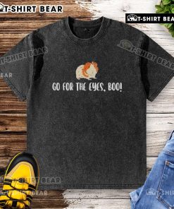 Adorable Boo hamster graphic on a washed T-shirt, perfect for animal lovers and casual wear. Top go-to for cute fashion!