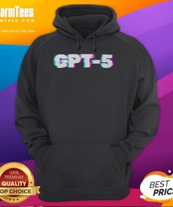 Top GPT-5 OpenAI Glitch Hoodie featuring a modern design with vibrant glitch art, perfect for tech enthusiasts.
