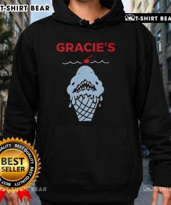 Top Gracies Ice Cream Shark Hoodie featuring a fun shark design, perfect for casual wear and ice cream lovers.