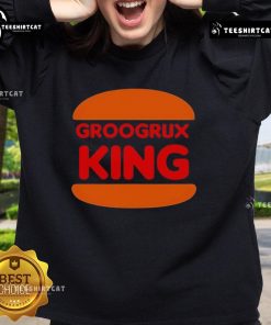 Top GrooGrux King Logo Sweatshirt featuring a vibrant design and comfortable fit, perfect for fans of the GrooGrux style.