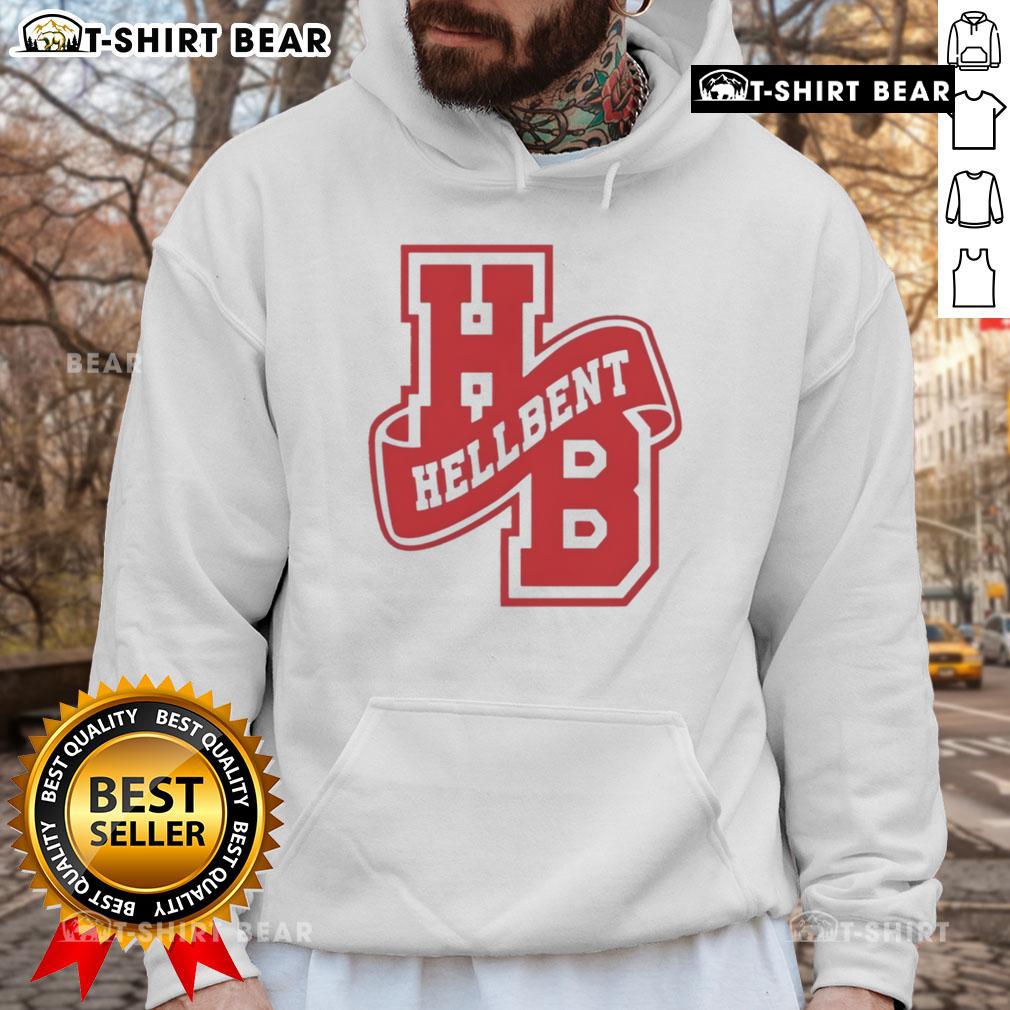 Top Hellbent Varsity Logo Hoodie Top Hellbent Varsity Logo Hoodie in stylish black, featuring a bold logo on the front, perfect for trendy casual wear.