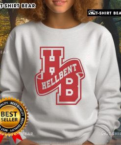 Top Hellbent Varsity Logo Sweatshirt in navy blue, featuring a bold logo design perfect for casual wear.