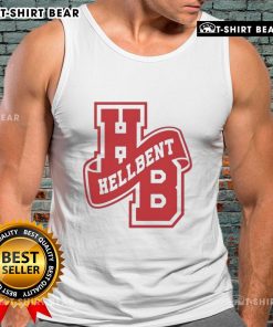 Top Hellbent Varsity Logo Tank Top featuring a bold logo on a stylish athletic tank, perfect for casual wear.