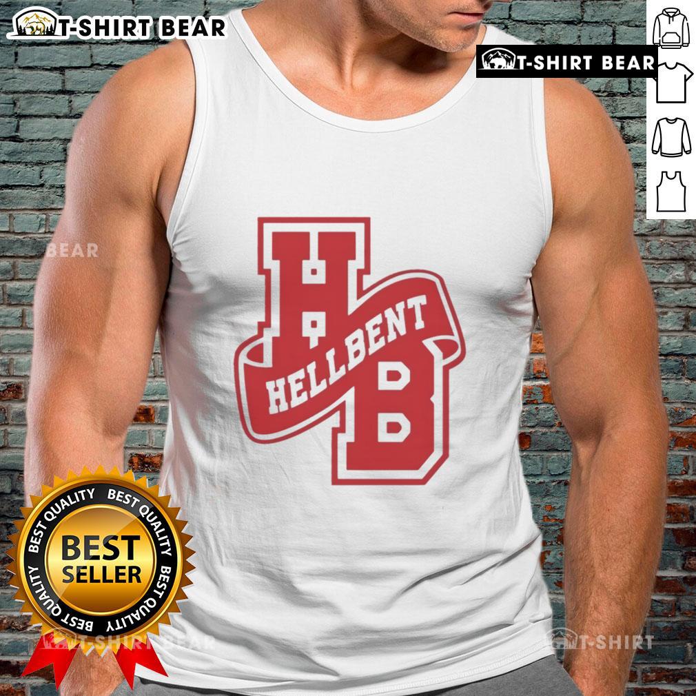 Top Hellbent Varsity Logo Tank Top Top Hellbent Varsity Logo Tank Top featuring a bold logo on a stylish athletic tank, perfect for casual wear.