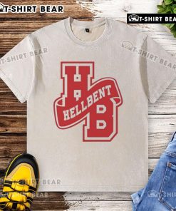 Top Hellbent Varsity Logo Washed T-Shirt featuring a vintage design, perfect for casual wear and sports enthusiasts.