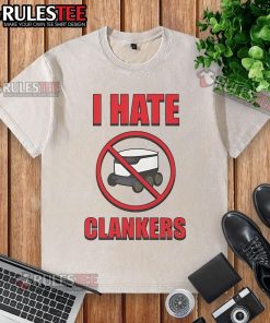 Top I Hate Clankers washed t-shirt featuring bold graphics for fans of unique graphic tees and casual style.
