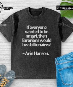 Arin Hanson wearing a 'Top If Everyone Wanted to Be Smart' washed t-shirt, showcasing a trendy graphic design.