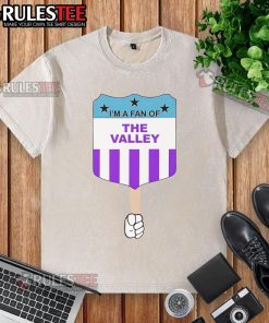 Top Im A Fan Of The Valley Washed T-Shirt in soft fabric, featuring a trendy graphic design for casual wear.