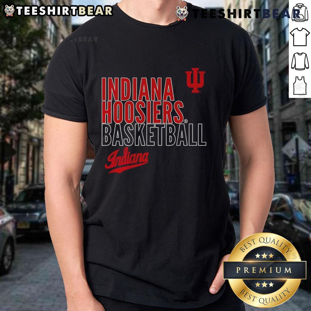 Top Indiana Hoosiers Basketball Text Logo Overlay T Shirt Top Indiana Hoosiers Basketball Text Logo Overlay T-Shirt featuring vibrant team colors and bold logo design.