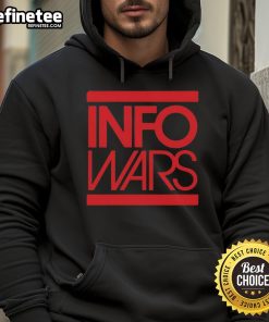 Top Info Wars Logo Hoodie featuring bold graphic design and comfortable fit for fans of the Info Wars brand.
