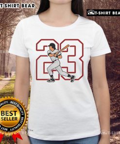 Top-inspired Ryne Sandberg Forever 23 ladies tee featuring a stylish design for baseball fans and sports enthusiasts.