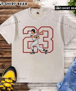 Top-inspired Ryne Sandberg Forever 23 washed t-shirt featuring vintage design and comfortable fit for fans.