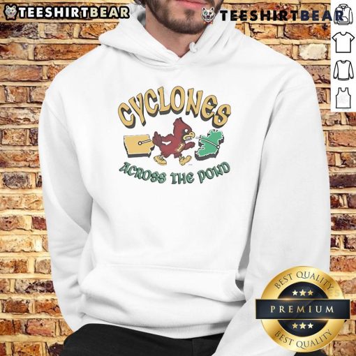 Iowa State Cyclones mascot hoodie featuring the logo, perfect for fans attending the 2025 Dublin Ireland game.