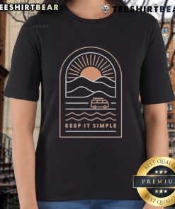 Top Keep It Simple Wituka Ladies Tee in vibrant colors, showcasing a stylish and comfortable women's t-shirt design.