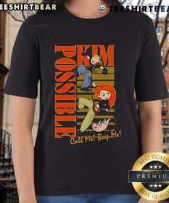 Top Kim Possible Call Me Beep Me Ladies Tee featuring vibrant graphics and a stylish design for fans of the classic show.