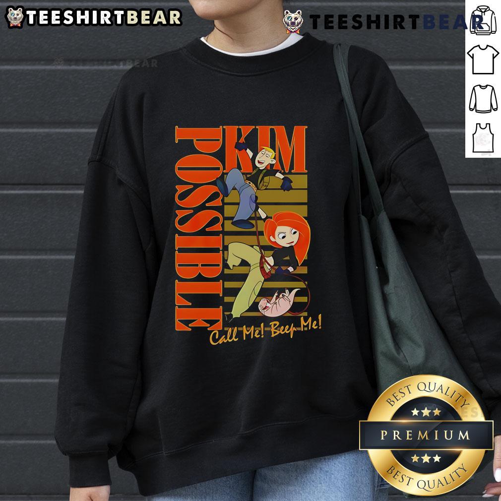 Top Kim Possible Call Me Beep Me Sweatshirt Top Kim Possible Call Me Beep Me Sweatshirt featuring vibrant colors and iconic graphics for fans of the classic show.