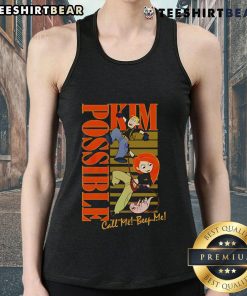Top Kim Possible Call Me Beep Me Tank Top featuring vibrant colors and iconic design for fans of the animated series.