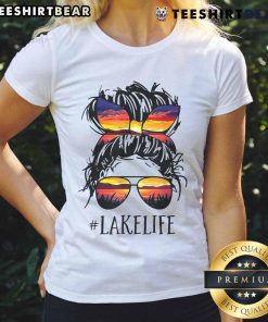 Top Lake Life with women and girls in messy buns wearing tees, perfect for moms and grandmas enjoying summer days.