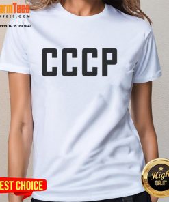 Top Lavrov CCCP Ladies Tee featuring a stylish design and vibrant colors, perfect for casual fashion enthusiasts.