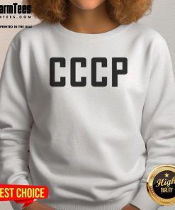 Top Lavrov CCCP sweatshirt featuring a vintage design, perfect for fans of retro Soviet fashion and style.