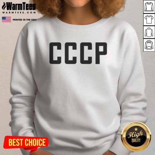 Top Lavrov CCCP sweatshirt featuring a vintage design, perfect for fans of retro Soviet fashion and style.