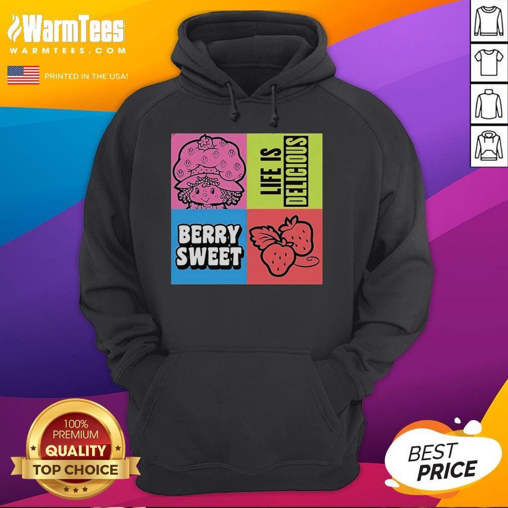 Top Life Is Delicious Berry Sweet Hoodie Cozy Top Life Is Delicious Berry Sweet Hoodie featuring vibrant berry colors and a stylish design for casual wear.