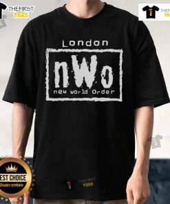 Top London NWO New World Order T-Shirt featuring bold design and vibrant colors, perfect for conspiracy theory enthusiasts.