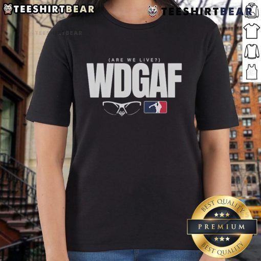 Top Los Angeles Dodgers WDGAF Are We Live ladies tee featuring vibrant team colors and stylish design for fans.