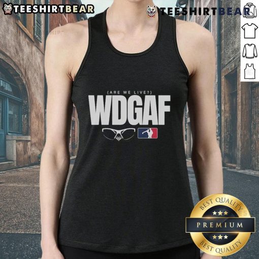 Top Los Angeles Dodgers WDGAF Are We Live tank top featuring stylish design and team colors for fans and casual wear.