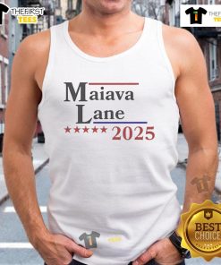 Top Maiava Lane 2025 tank top featuring a vibrant design, perfect for summer fashion and casual wear.