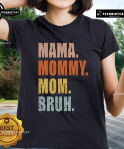 Top Mama Mommy and Me Boy Mom Life vintage ladies tee showcasing a stylish design for moms and their sons.
