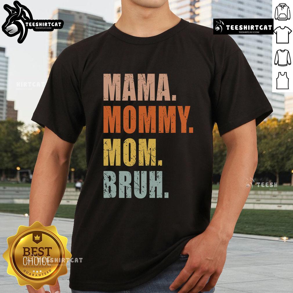 Top Mama Mommy Mom Bruh Mommy And Me Boy Mom Life Vintage T Shirt Vintage 'Top Mama Mommy Mom Bruh' T-shirt for boy moms, showcasing a stylish and fun mom life design.