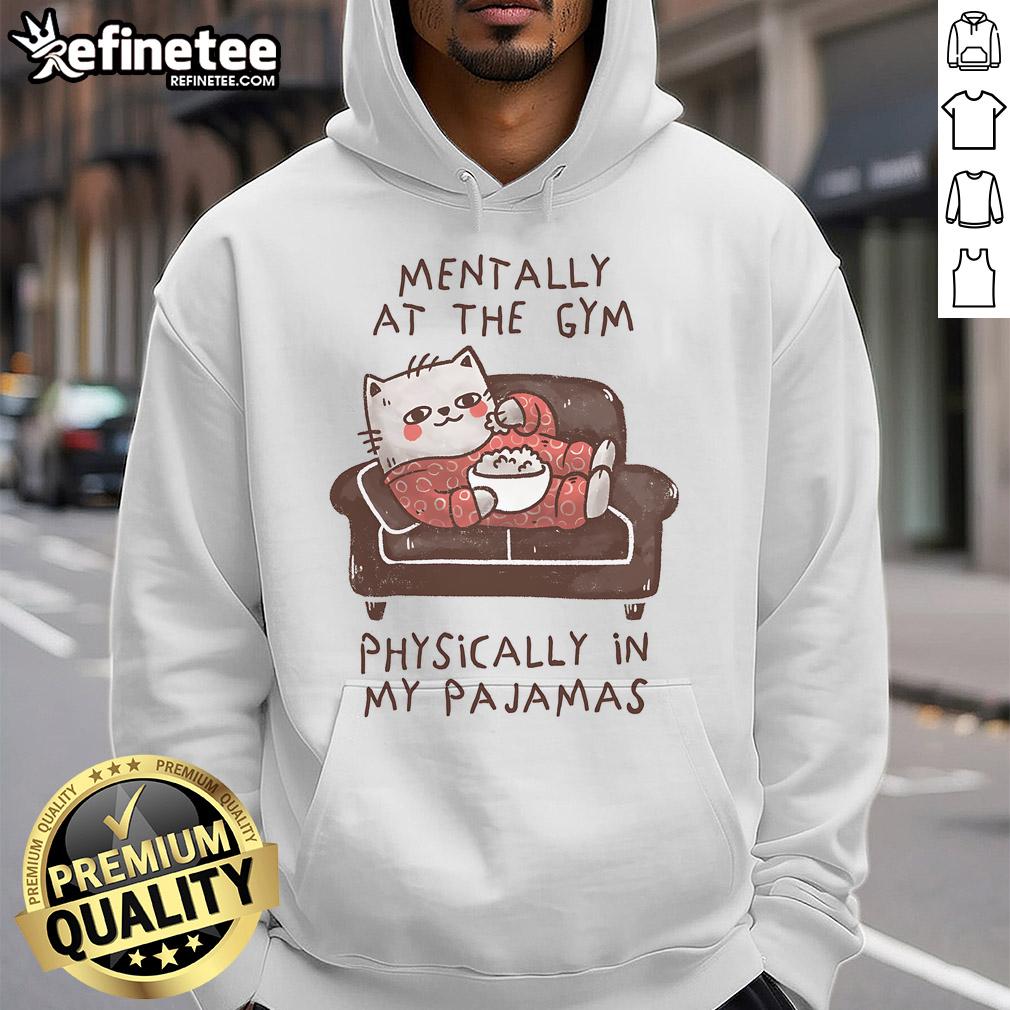 Top Mentally At The Gym Hoodie Top Mentally At The Gym Hoodie in black, perfect for workouts and casual wear, showcasing a motivational design.